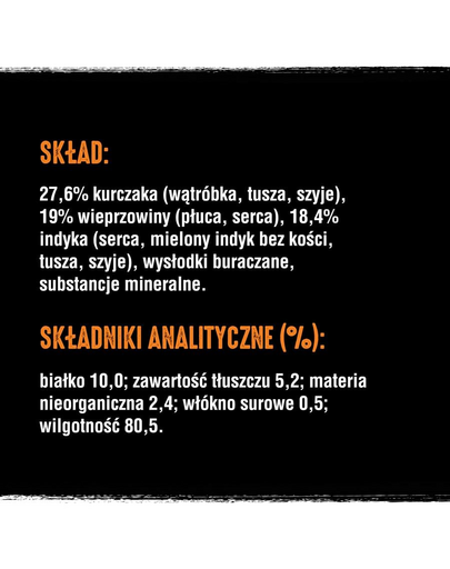CRAVE can 400g - csirke és pulyka pástétom teljes értékű gabonamentes nedves eledel felnőtt macskáknak