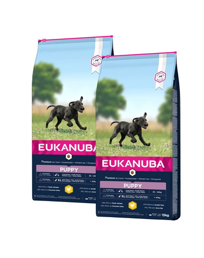 EUKANUBA Puppy Large Breeds Chicken 30 kg (2 x 15kg)