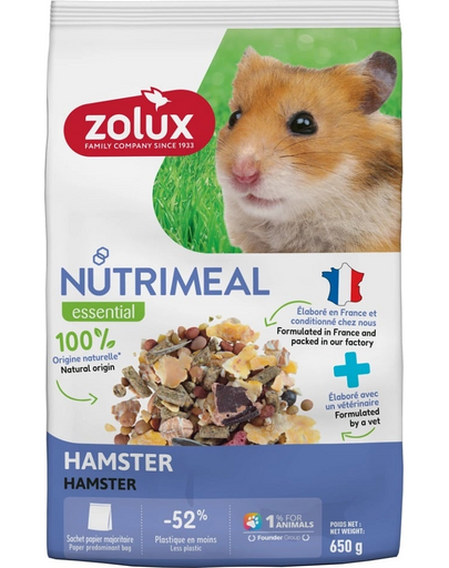 ZOLUX NUTRIMEAL Humster keverék táplálék hörcsögöknek 650g