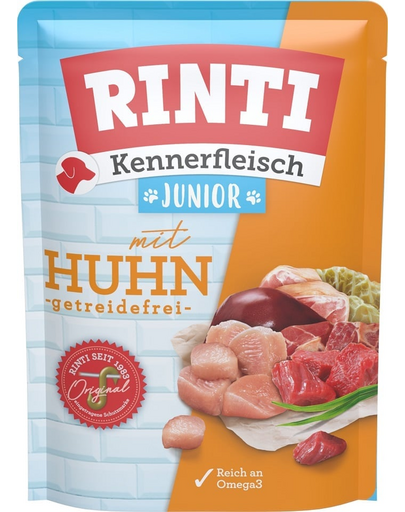 RINTI Kennerfleisch Junior Chicken Csirke 400 g