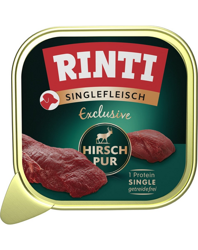 RINTI Singlefleisch Exclusive Venison Pure monoprotein táp vadhússal 150 g