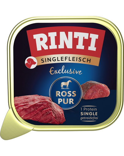 RINTI Singlefleisch Exclusive Horse Pure monoprotein táplálék lóhússal 150 g