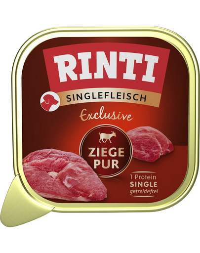 RINTI Singlefleisch Exclusive Goat Pure monoprotein táplálék kecskeből 150 g