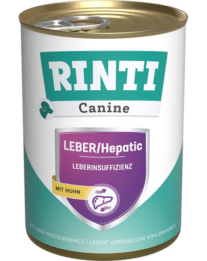 RINTI Canine Liver/Hepatic Chicken csirkével 400 g
