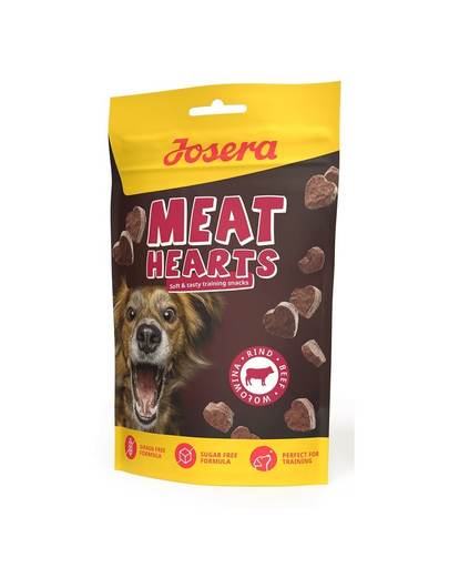 JOSERA Meat Hearts Beef edzőcsemege marhahússal 70g