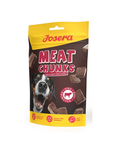 JOSERA Meat Chunks Beef szárított csemegék marhahússal 70g