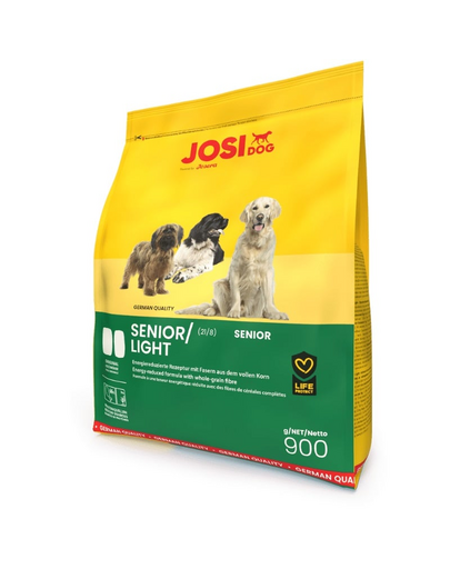 JOSERA JosiDog Senior Light 900 g idősebb és kevésbé aktív kutyák számára