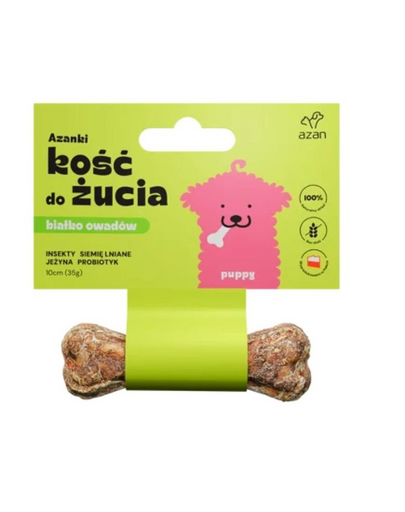 AZANKI Csont rovarokkal kiskutyáknak Puppy 10cm