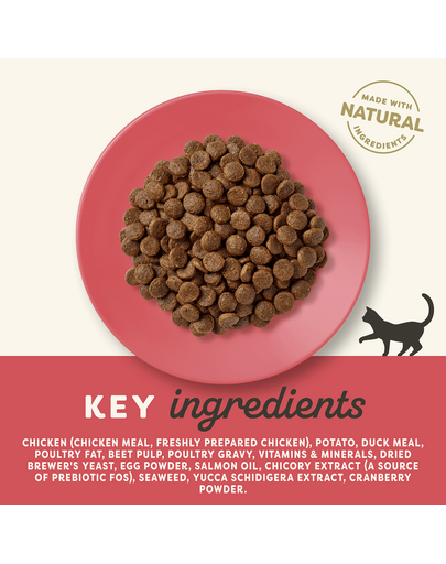 APPLAWS Dry cat Adult Csirke és kacsa 2 kg