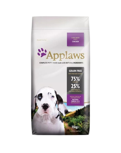 APPLAWS Large puppy csirkével15 kg szárazeledel nagytestű kölyökkutyáknak