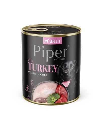 DOLINA NOTECI PIPER Nedvestáp pulykával és brokkolival kutyáknak 800g