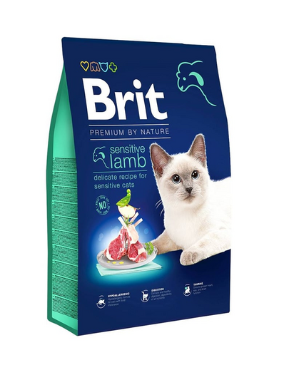 BRIT Cat Premium by Nature Sensitive lamb 1,5 kg