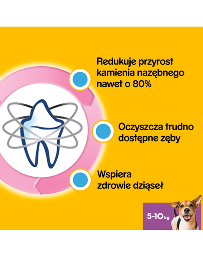 PEDIGREE DentaStix (kis fajták) fogászati csemegék kutyáknak 3 db. - 45 g