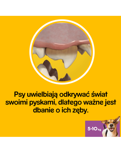 PEDIGREE DentaStix (kis fajták) fogászati csemegék kutyáknak 3 db. - 45 g