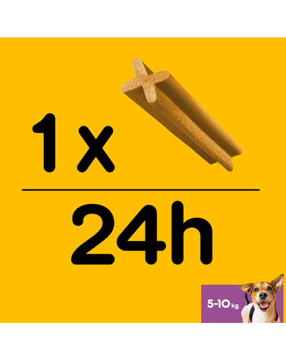PEDIGREE DentaStix (kis fajták) fogászati csemegék kutyáknak 3 db. - 45 g