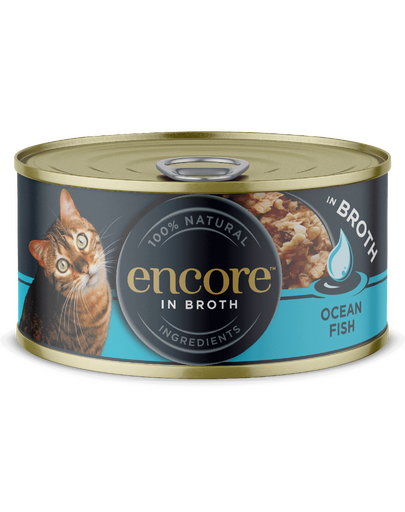 ENCORE Cat Multipack halak húslevesben macskáknak 32x70g