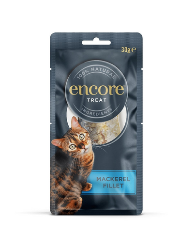 ENCORE Cat Treat makréla filé macskaeledel 12x30g