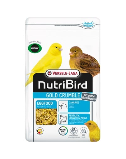 VERSELE-LAGA NutriBird Gold Crumble Canaries 1kg suchy pokarm jajeczny dla żółtych kanarków