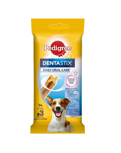 PEDIGREE DentaStix (kis fajták) fogászati csemegék kutyáknak 3 db. - 45 g