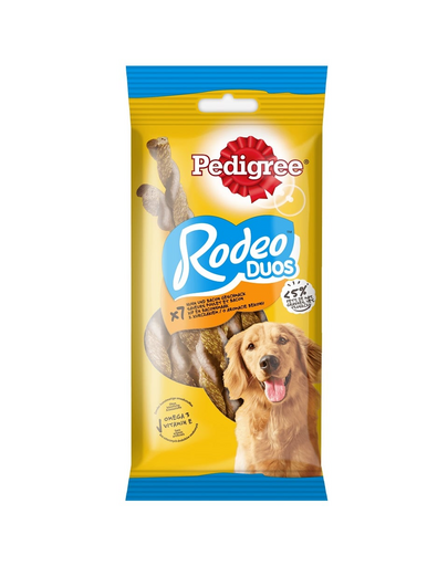 PEDIGREE Rodeo Duos 123g  csirke és szalonna ízű jutalomfalat felnőtt kutyáknak
