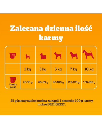 PEDIGREE Adult MINI 500 g baromfival és zöldségekkel teljes értékű szárazeledel felnőtt, kistestű kutyafajták számára