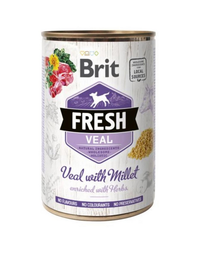 BRIT FRESH borjúhús és köles 400 g borjúhús és köles