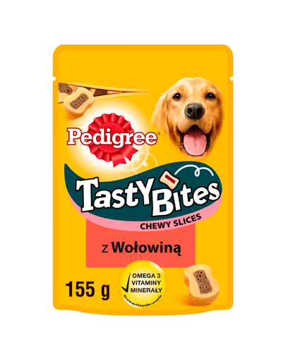PEDIGREE Tasty Bites Chewy Slices kutyakaják marhahússal 155g