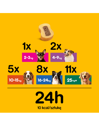 PEDIGREE Tasty Bites Chewy Slices kutyakaják marhahússal 155g