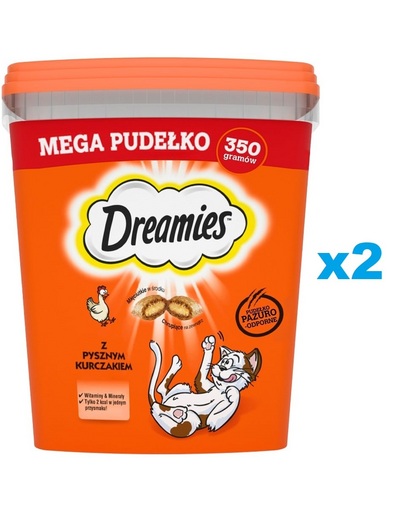 DREAMIES Mega Box 2x350g Macska csemege finom csirkével
