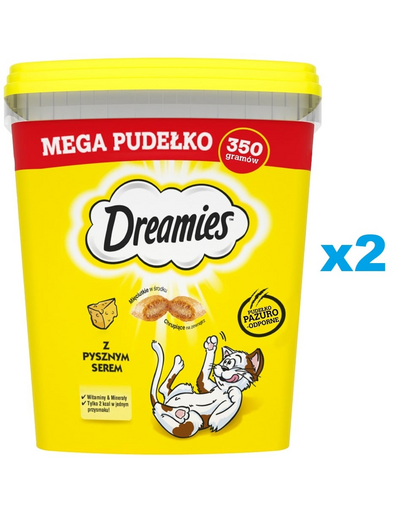 DREAMIES Mega Box 2x350g Macska csemege finom sajttal