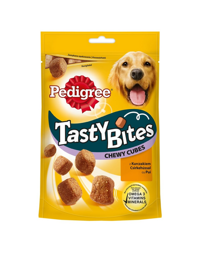 PEDIGREE Tasty Bites Chewy Cubes kutyakaját csirkével 130 g