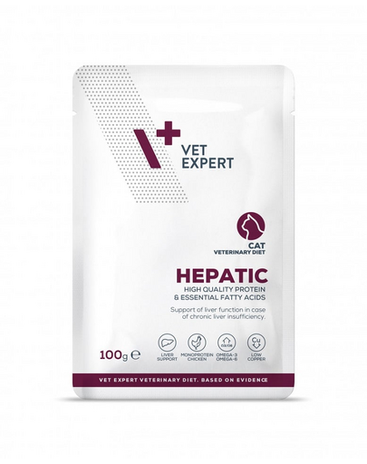 VET EXPERT Veterinary Diet Cat Hepatic pouch 100 g