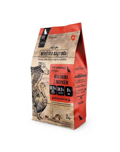 WIEJSKA ZAGRODA Marhahús pulykával 2 kg