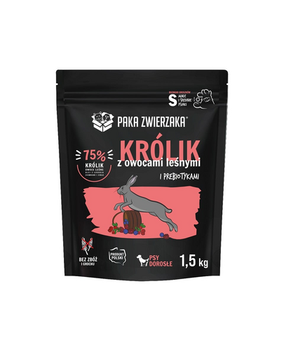 PAKA ZWIERZAKA Seventh Heaven S Nyúl erdei gyümölcsökkel 1,5kg