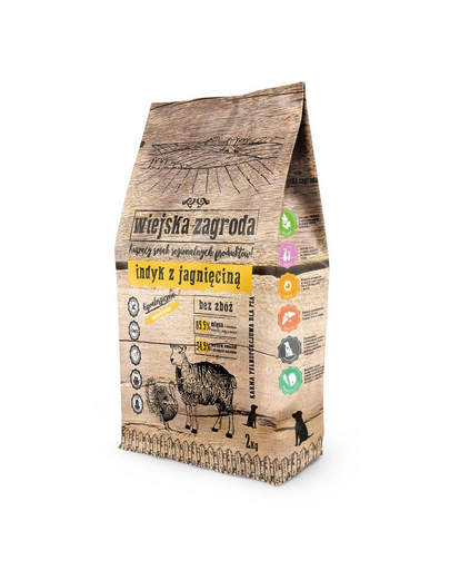 WIEJSKA ZAGRODA Pulyka bárányhússal 2 kg