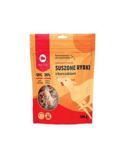 MACED Szárított hal csirkével 500 g