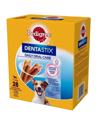 PEDIGREE DentaStix (kis fajták) fogászati csemegék kutyáknak 28 db. - 4x110 g