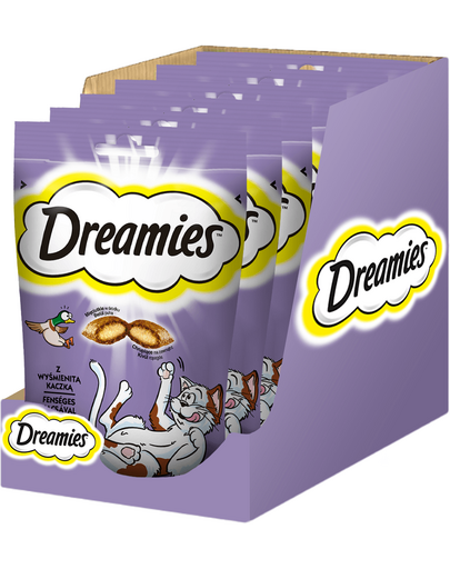 DREAMIES 6x60 g finom kacsával kényeztesse macskáját