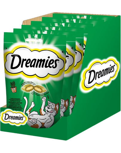 DREAMIES 6x60 g macskamenta csemege egy csipetnyi macskamentával