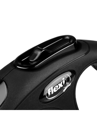 FLEXI Automatikus póráz New Classic XS zsinór 3 m fekete