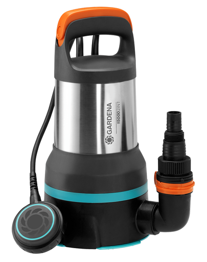 GARDENA 2 az 1-ben merülő szivattyú tiszta vagy szennyezett vízhez 15000