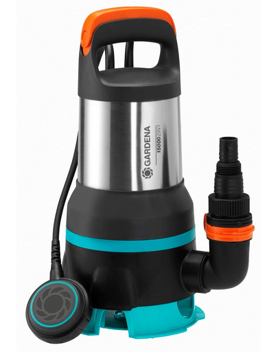 GARDENA 2 az 1-ben merülő szivattyú tiszta vagy szennyezett vízhez 15000