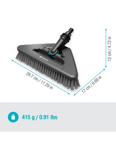 GARDENA Cleansystem Flex puha tisztító kefe