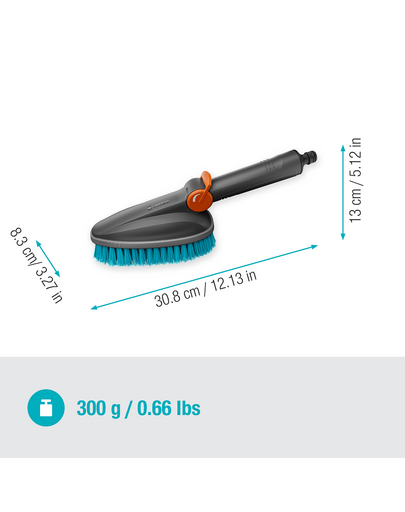 GARDENA Cleansystem szczotka ręczna twarda M