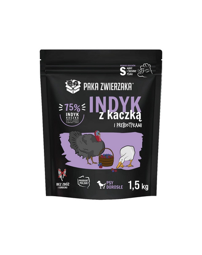 PAKA ZWIERZAKA Seventh Heaven Szárazeledel Pulyka és kacsa Mini 1,5 kg