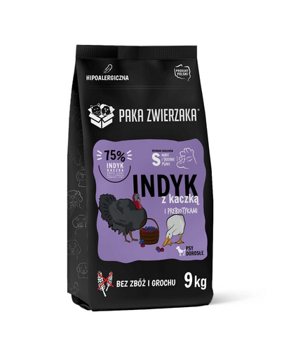 PAKA ZWIERZAKA Seventh Heaven Szárazeledel Pulyka és kacsa Mini 9 kg