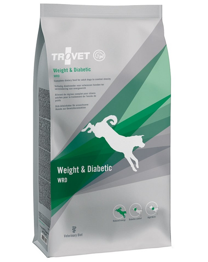 TROVET Weight Diabetic WRD kutyáknak 12,5 kg