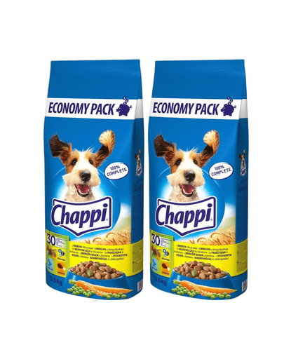 Chappi szárnyas, zöldség 2 x 13.5kg