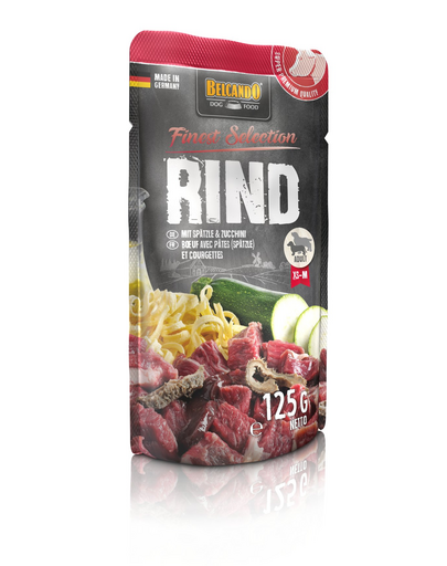 BELCANDO Marhahús nokedlivel és cukkínivel 125 g