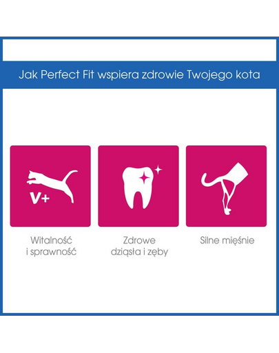 PERFECT FIT Adult 1+ lazacban gazdag eledel macskáknak 750 g